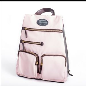 Romola Rucksack Pink and Gray Polyester